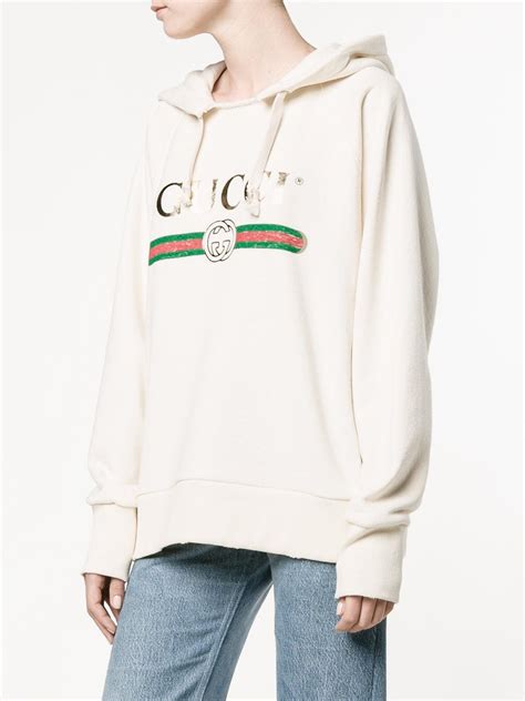 gucci replica womens embroidered logo hoodie|authentic gucci hoodie.